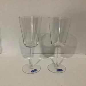 Vintage Marquis Waterford Crystal Wine Glasses 8” Clear Set Of 2 New Austria - Picture 1 of 20