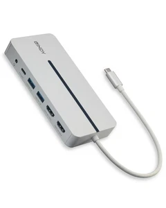 Mini stacja dokująca LINDY USB-C® 43360 pasuje do marki (statyw dokujący do notebooka - Zdjęcie 1 z 9