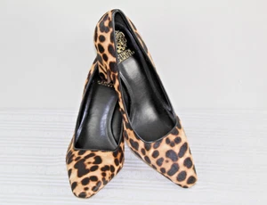 Vince Camuto Damen VC-Sibrina3 Blockabsatz Pumps 11 hellbraun bunt Leopard neu mit Karton - Bild 1 von 12