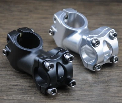 1 1/8" Track Road Bike Threadless STEM 60mm 25° MTB Cruiser Bicycle 1" Handlebar - Image 1 of 3