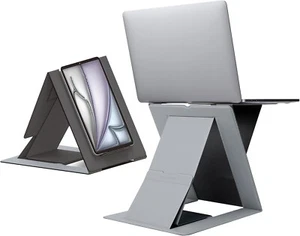 MOFT Z Support pour Ordinateur Portable pour Bureau, Mince Réglable Laptop Riser Pliable Ordinateur Portable Holde - Photo 1/7