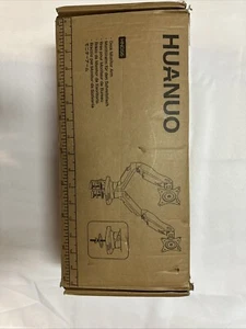 HUANUO HNDS6 Dual Monitor Stand Full Motion Desk Mount 13-27" Monitors 14lbs/arm - Picture 1 of 1