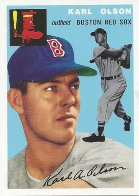 1994 Topps Archives 1954 Karl Olson 186 Red Sox - Image 1 of 2