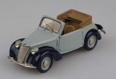 CB MODEL Fiat 1100 cabriolet grigio-nero - Immagine 1 di 2