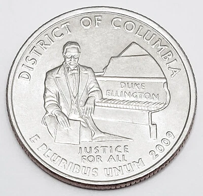 2009 P District of Columbia Quarter AVE CIRCULATED **FREE SHIPPING** - Image 1 of 2