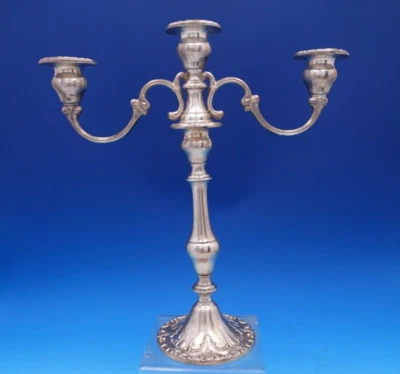 Candelabro de plata esterlina Chantilly by Gorham Duchess 3 luces #750 (#0138) Foto 1 de 4