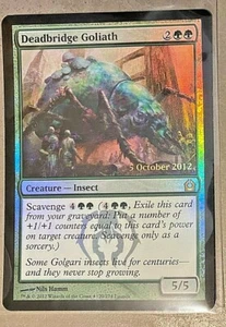 Magic The Gathering PROMO - Holo Foil - Deadbridge Goliath - 5 Oct 2012 - #3048 - Picture 1 of 1