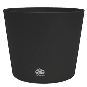 Kunststoff Blumentopf Flori Farbe schwarz - Bild 1 von 12