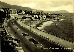 Postal con foto real RPPC Genova Corsa Italia S Giuliano Italia - Imagen 1 de 2