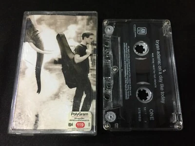 Bryan Adams On A Day Like Today Cassette Tape A&M Records 1998 Thailand Release - Image 1 of 3