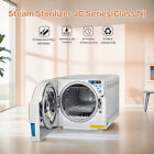 23L Stainless Steel Dental Autoclave Steam Sterilizer Class N Drying Wooden Box