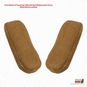 2007 Ford F250 F350 King Ranch Driver & Passenger Side Armrest Leather Cover - Picture 1 of 11