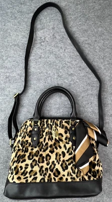 Время и Tru женщин через плечо леопард печать сумка регулируемые ремни шарф галстук - Изображение 1 из 4