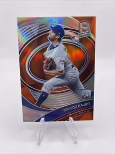 2021 Panini Spectra Trevor Bauer Neon Blue #’d 35/50 Dodgers - Picture 1 of 11
