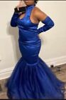 Size 12 Royal blue Christmas/Prom dress