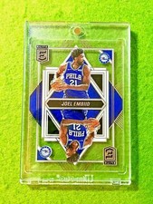 JOEL EMBIID CLEAR CARD JERSEY #21 76ers SP 2021-22 Panini Elite DECK Joel Embiid