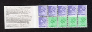 £1,43 DULAC BOOKLET TRANSPONIERTER PHOSPHOR MCC £195 SG £ 275 - Bild 1 von 1
