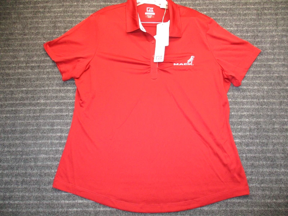 Camisa Polo Mack Trucking Mujer Talla 2XL XXL Cortador y Buck Mecha de Humedad Polo Nueva con Etiquetas Foto 1 de 4