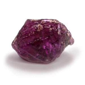 Certified 6.16ct Natural Unheated Purple Sapphire Madagascar Rough 12.7x8.60 mm - Picture 1 of 8