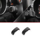 For Jeep Wrangler Jl 18-2022 Carbon Fiber Style Wiper Shift Handle Paddle Cover
