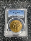 1873 $20 Liberty Gold Double Eagle Open 3 MS-61 PCGS