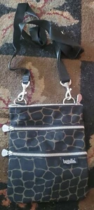Baggallini Crossbody Handbag Women medium Black Organizer Purse Shoulder Bag 9x8 - Picture 1 of 7