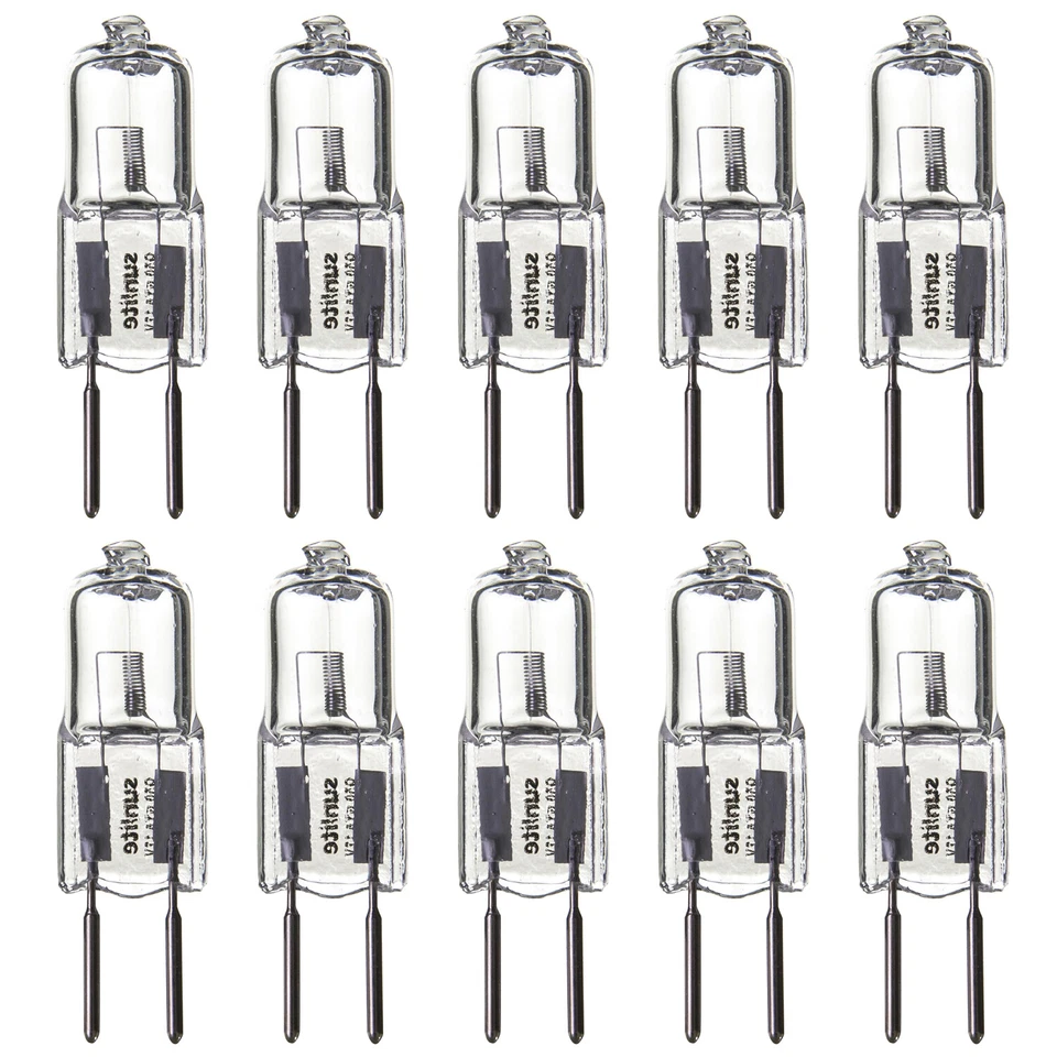 Sunlite 50 Watt, Single Ended T3.5, GY6.35 Bi-Pin Base, Clear 10-Pack - Image 1 of 1