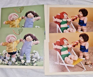 Vintage AKTUELLER Kohl Patch Kinder Notizkarten 1984 unbenutzt 4er Set - Bild 1 von 7