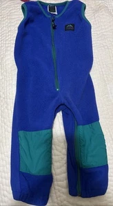 MOLEHILL VINTAGE 3T Toddler Kids Fleece Jumpsuit  Coveralls Made In Colorado USA - Picture 1 of 4