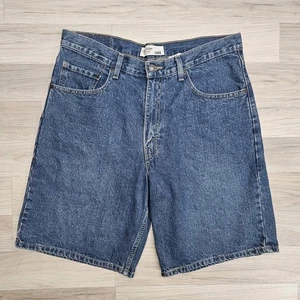 Pantaloncini jeans uomo Levi Strauss taglia 34 vestibilità ampia firma vintage 1873 - Foto 1 di 9