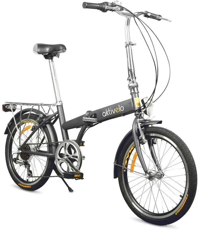 Telefunken Faltrad, grau, 20 Zoll, Stahl, 6-Gang-Kettenschaltung NEU OVP. - Bild 1 von 4