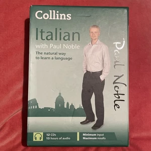 Learn Italian with Paul Noble  12 CD & DVD & Booklet 13 Hours Listening Boxset - Picture 1 of 7