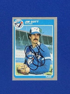 Jim Gott Signed 1985 Fleer #105 Blue Jays autograph auto - Image 1 of 2
