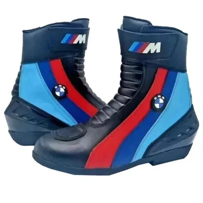 BMW Leather Motorbike Boots Racing Motorcycle Riding Sports Touring Boots CE - Image 1 of 4