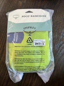 Osprey Poco Child Carrier Raincover Limon Green, One Size NEW Rain Cover - Bild 1 von 5