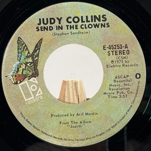 JUDY COLLINS 45 RPM SEND IN THE CLOWNS / HOUSES—EX - Picture 1 of 6