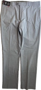 NEW 36 X 32 Mens Roundtree & Yorke TravelSmart Dress Pants Polyester Blue Check - Picture 1 of 13