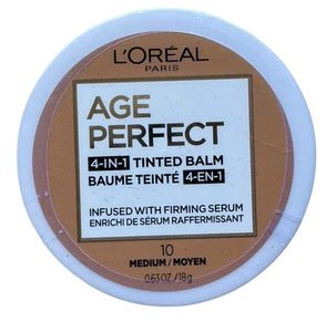 L'Oreal Age Perfect 4 in 1 Tinted Face Balm Foundation - 10 Medium - Picture 1 of 3
