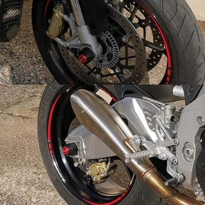 Передняя задняя вилка оси ползунок колеса протектор аварии предохранитель для TUONO 660 V4 R RS660 - Изображение 1 из 4