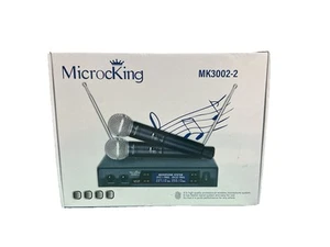 MicroKing (MK3002-2) Wireless Microphone System Dynamic Handheld Microphones - Bild 1 von 4