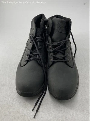 Botas de trabajo Lugz Switchback de cuero gris con cordones punta redonda para hombre talla 11 Foto 1 de 4