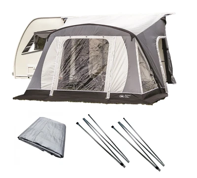 Sunncamp Swift Air 220 SC Inflatable Awning. Groundsheet & Rear Pad Poles - Image 1 of 2