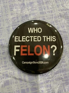 2025 Anti Donald Trump Political Pinback Button - Bild 1 von 3