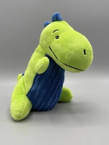 Baby Ganz Blue Green Ribbed Belly Dinosaur T Rex Plush Stuffed Animal 8" - Picture 1 of 7