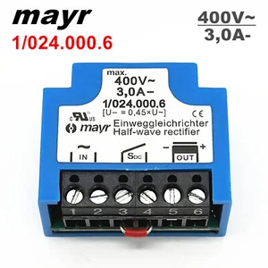 Mayr 1/024.000.6 400V 3,0A Half wave Brake Rectifier Einweggleichrichter module - Picture 1 of 10
