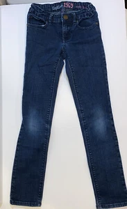Gap Kids Girls Size 8 slim super skinny jeans 1969 ( with stretch) dark wash EUC - Picture 1 of 7