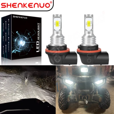 2X LED Headlight Bulbs 35 /35W For 2023 Honda Rancher 420 Fit ATV & UTV 2023 New - Image 1 of 4