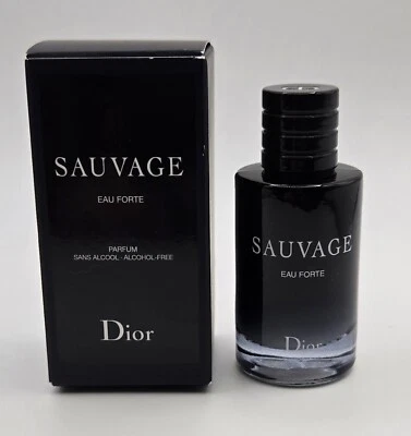 DIOR Sauvage Eau Forte Parfum мини брызги без алкоголя 10 мл стеклянная бутылка новый в коробке - Изображение 1 из 4