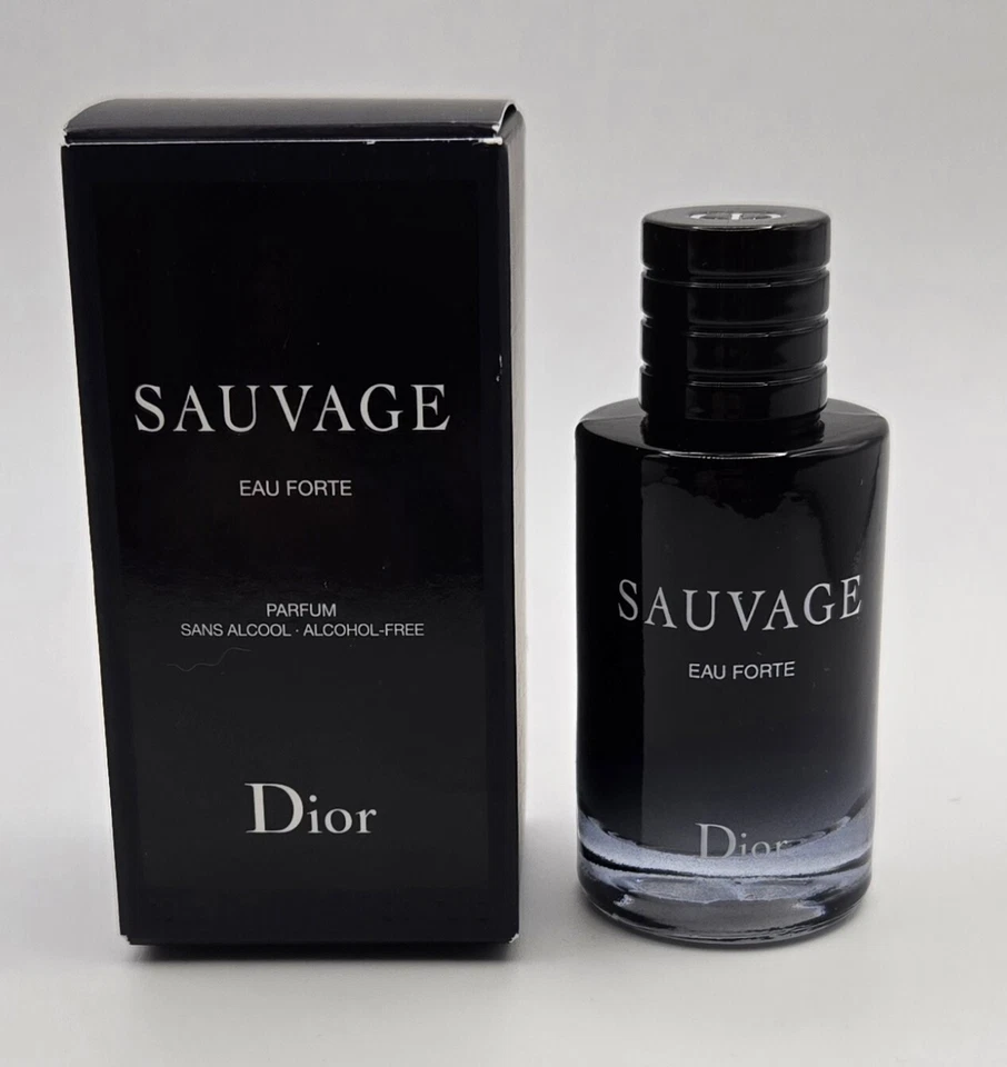 Dior SAUVAGE EAU FORTE PARFUM Mini Dabber 10ml 0.34 fl oz MEN Authent