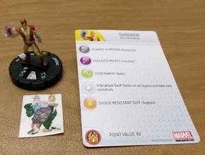 =HeroClix Marvel AMAZING SPIDER-MAN Shocker 208 con tarjeta = - Imagen 1 de 1